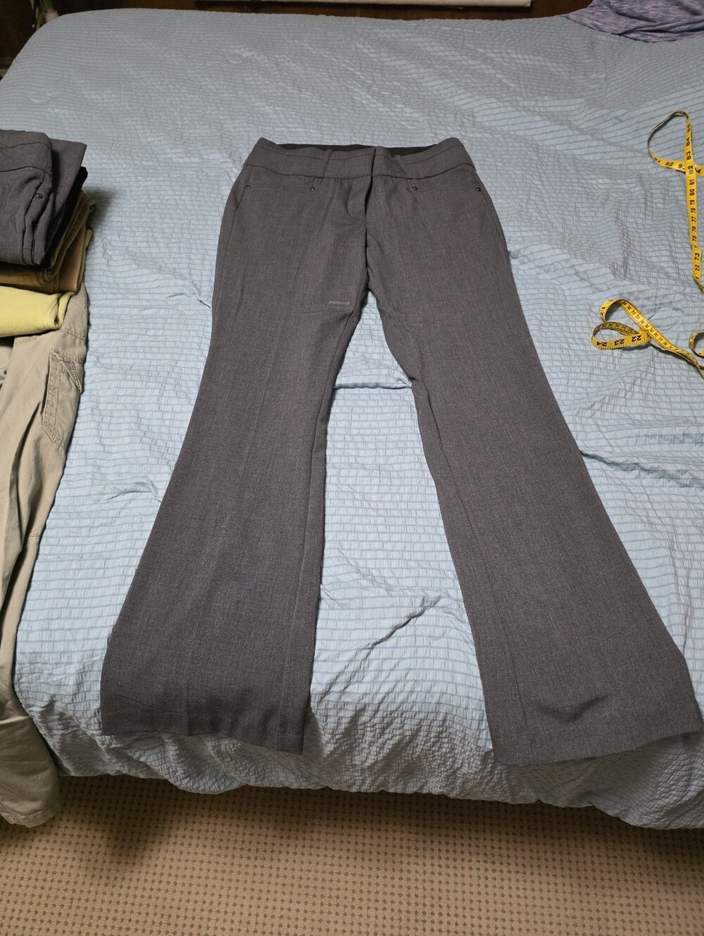 Women's Gray Flare Dress Pants Size 11